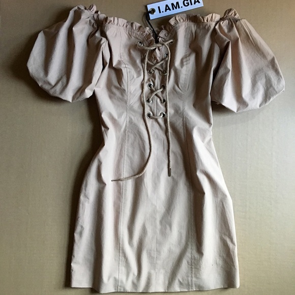 [SOLD]  I AM GIA “Alya” lace-up mini — BNWT - Picture 6 of 7